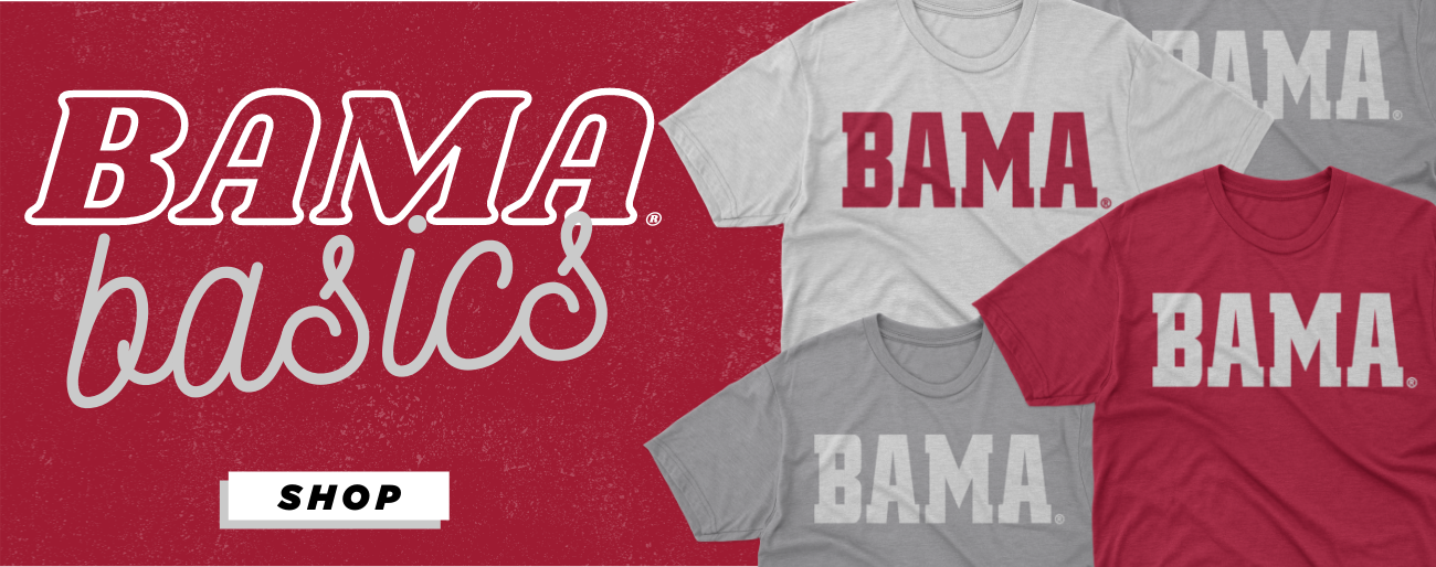 Not so Basic Bama Basics. Shop here for classic bama styles and more